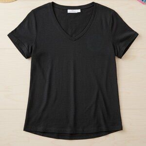 Vineyard Vines Linen T-Shirt (Black) XS